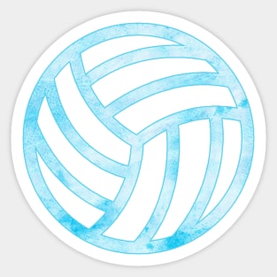 Volleyball Blue Sticker